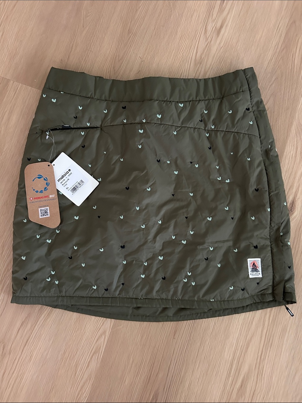 Maloja Olive Green Puffer Skirt-NWT